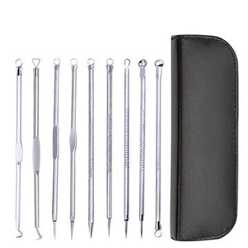 9pcs Stainless Steel Acne Remover